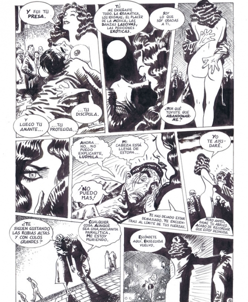 Tavola originale Ivanpire Jordi Bernet