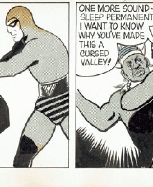 Phantom di Wilson McCoy- Daily strip 11-09-1957