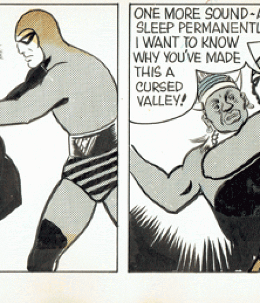 Phantom di Wilson McCoy- Daily strip 11-09-1957