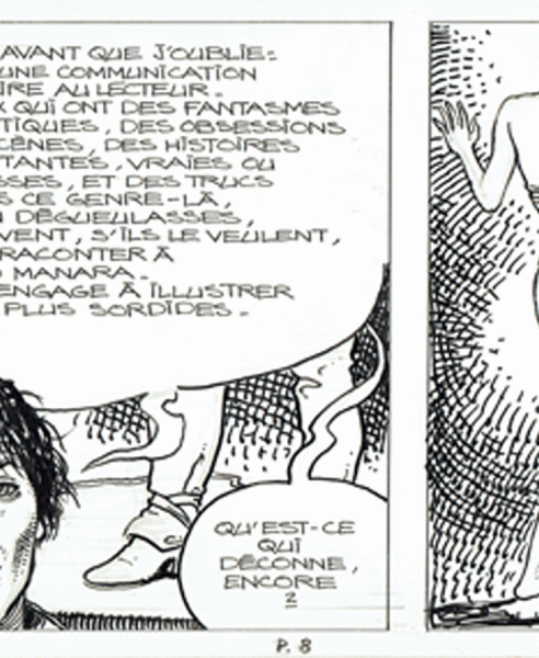 Milo Manara – Giuseppe Bergman –  da “Avventure Africane”