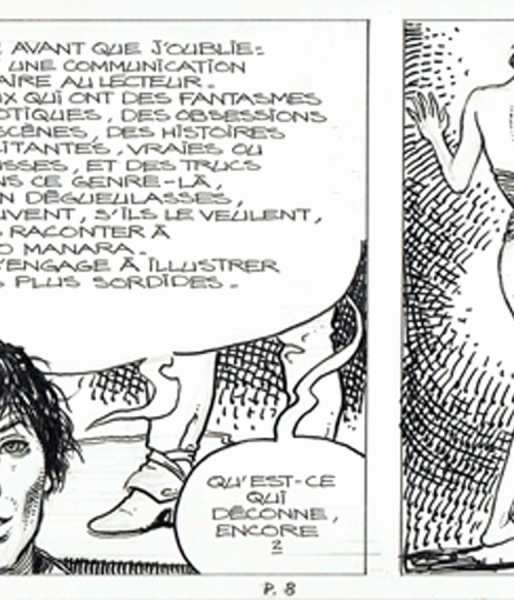 Milo Manara – Giuseppe Bergman –  da “Avventure Africane”